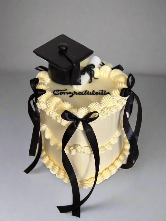 Graduation Heart cake