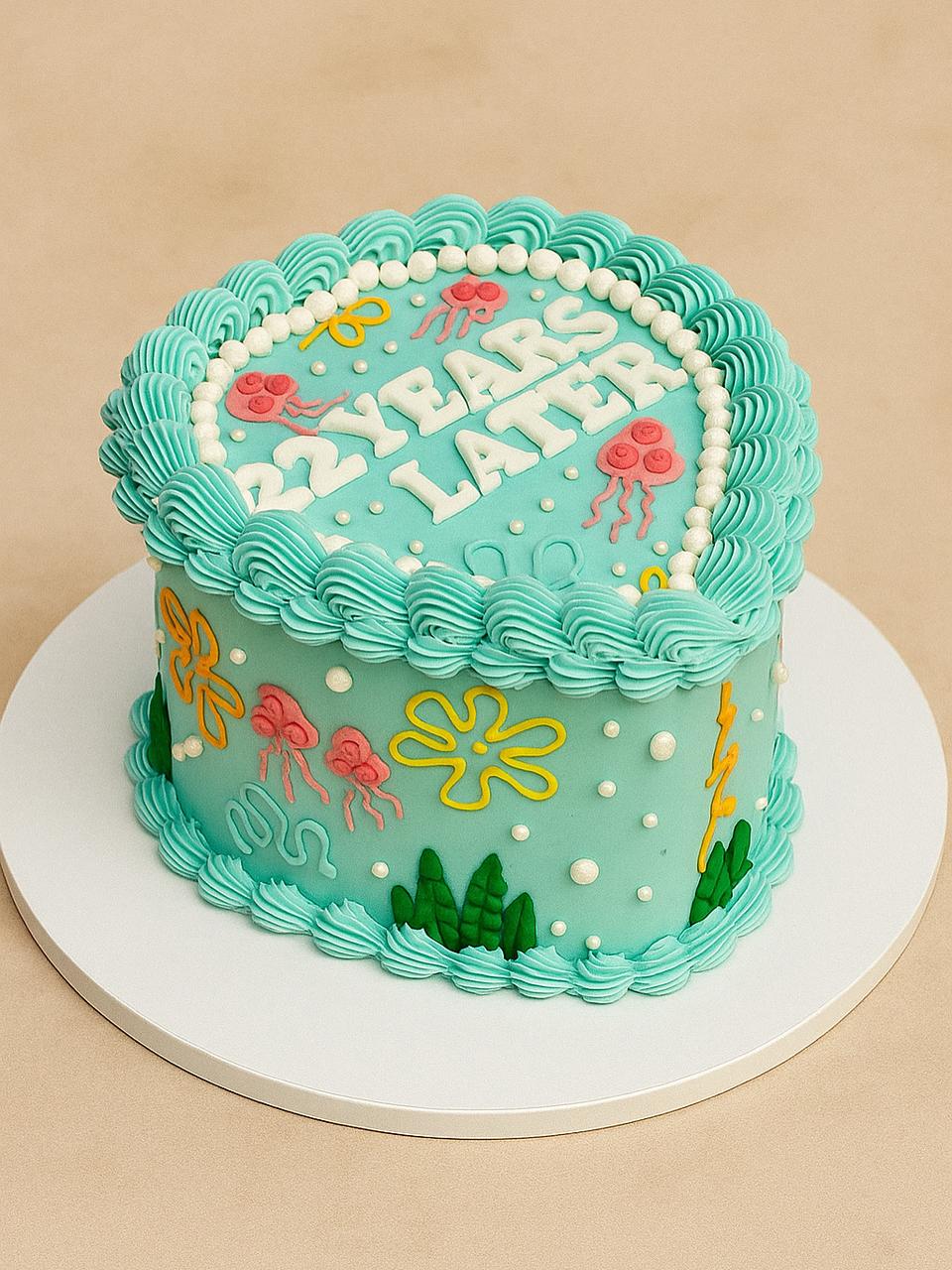 Sponge pop cake